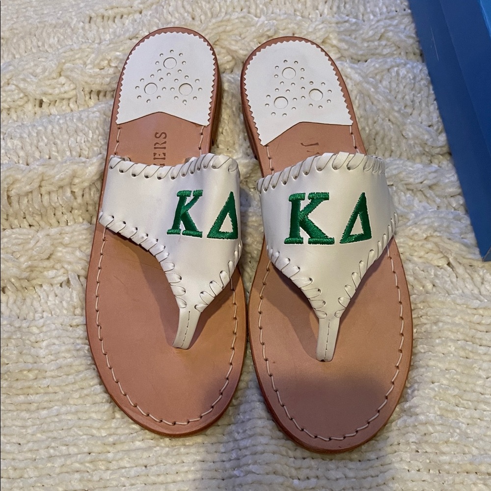 Jack Rogers Kappa Delta NWoTags size 7 never worn excellent condition